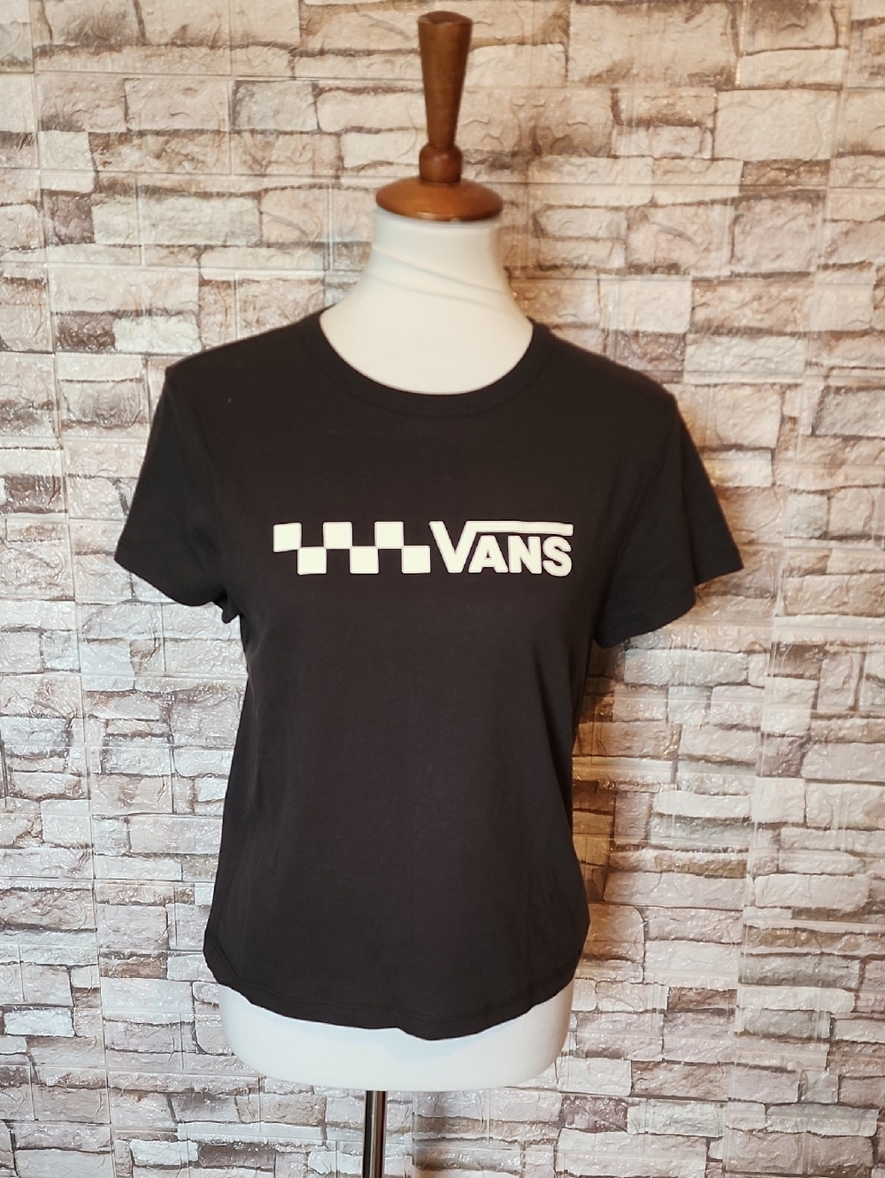 Vans  Black  Sporty T-Shirt Tees